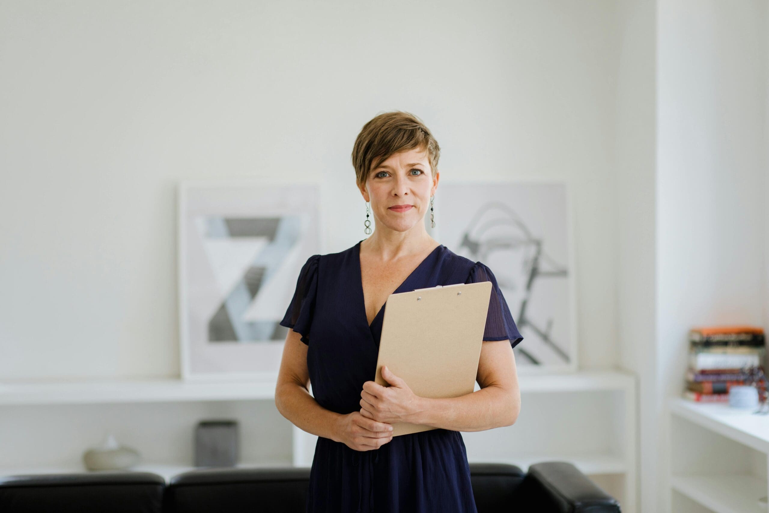 Women in Blue Suit | Career Coach for Women